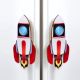 Handcrafted Acacia Wood Rocket Cupboard Handles Set